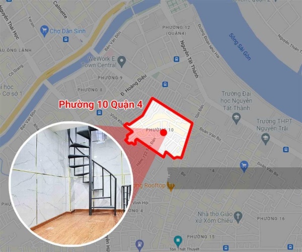 Bán nhà 3 tầng Hẻm 148, Đường Tôn Đản, Phường 10, Quận 4, Hồ Chí Minh